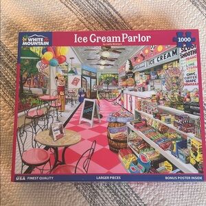 White Mountain Ice Cream Parlor 1000-Piece Puzzle